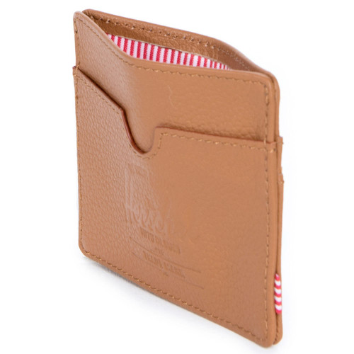 Herschel Charlie Wallet Tan Pebbled Leather