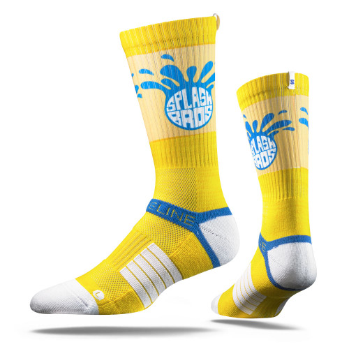 Strideline Splash Bros Strapped Fit 2.0 Socks - Yellow