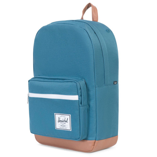 Herschel Pop Quiz Backpack Indian Teal / Tan Synthetic Leather