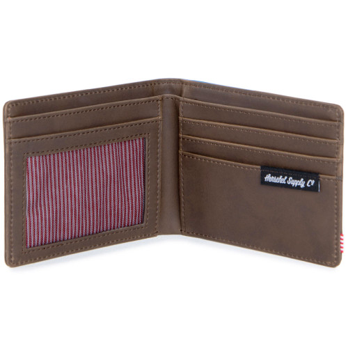 Herschel Hank Leather Wallet Nubuck Leather / Cobalt