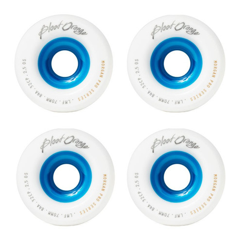 Blood Orange Liam Morgan Pro Series Freeride Wheels with Blue Core - 70mm 84A