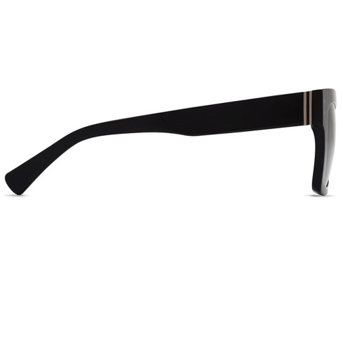 VonZipper ROSCOE Black Gloss Vintage Grey Sunglasses