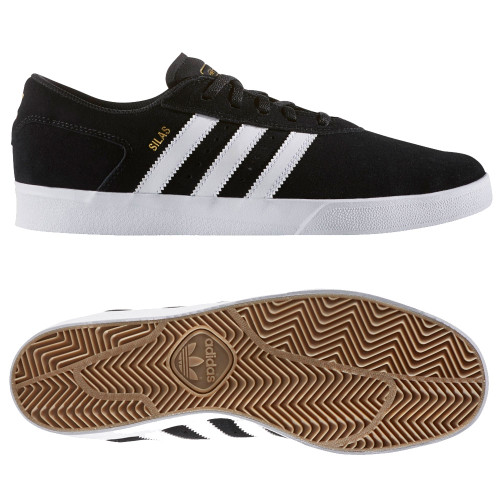 Adidas SILAS VULC ADV Black / White Skate Shoes