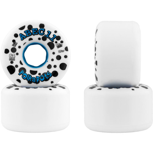 Abec 11 Polka Dots 64mm (Formula 102) Longboard Wheels - Durometer 81A