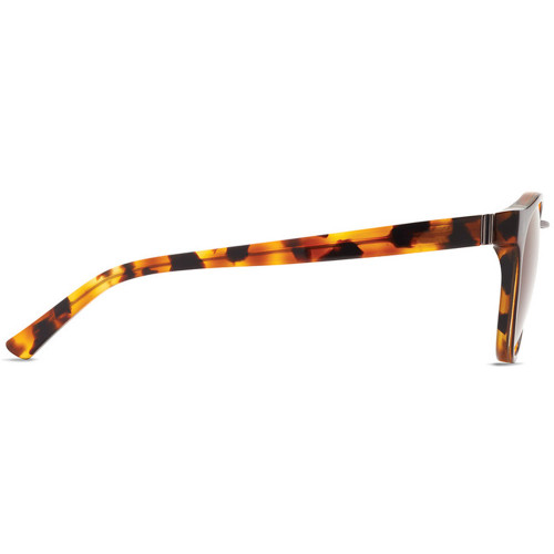 VonZipper STAX Havana Tortoise Gloss Vintage Grey Blue Flash Sunglasses