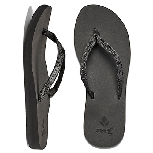 Reef Ginger Womens Sandals - Black / Black