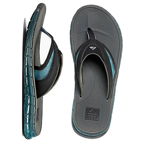 Reef Boster Mens Sandals - Charcoal / Blue