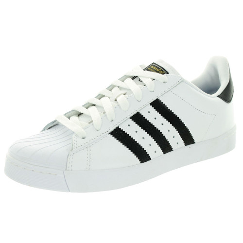 Adidas Superstar Vulc ADV White / Black / White Skate Shoes