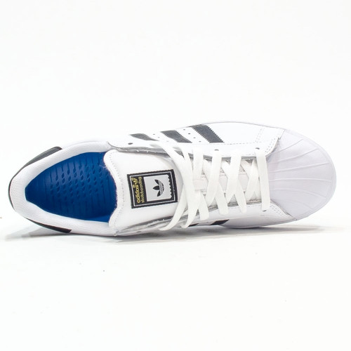 Adidas Superstar Vulc ADV White / Black / White Skate Shoes