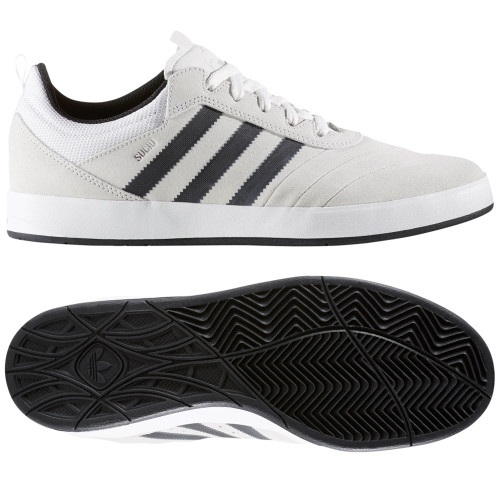 Adidas Suciu ADV White / Black / Silver Skate Shoes