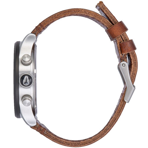 Nixon SENTRY Chrono Leather Surplus / Brown Watch
