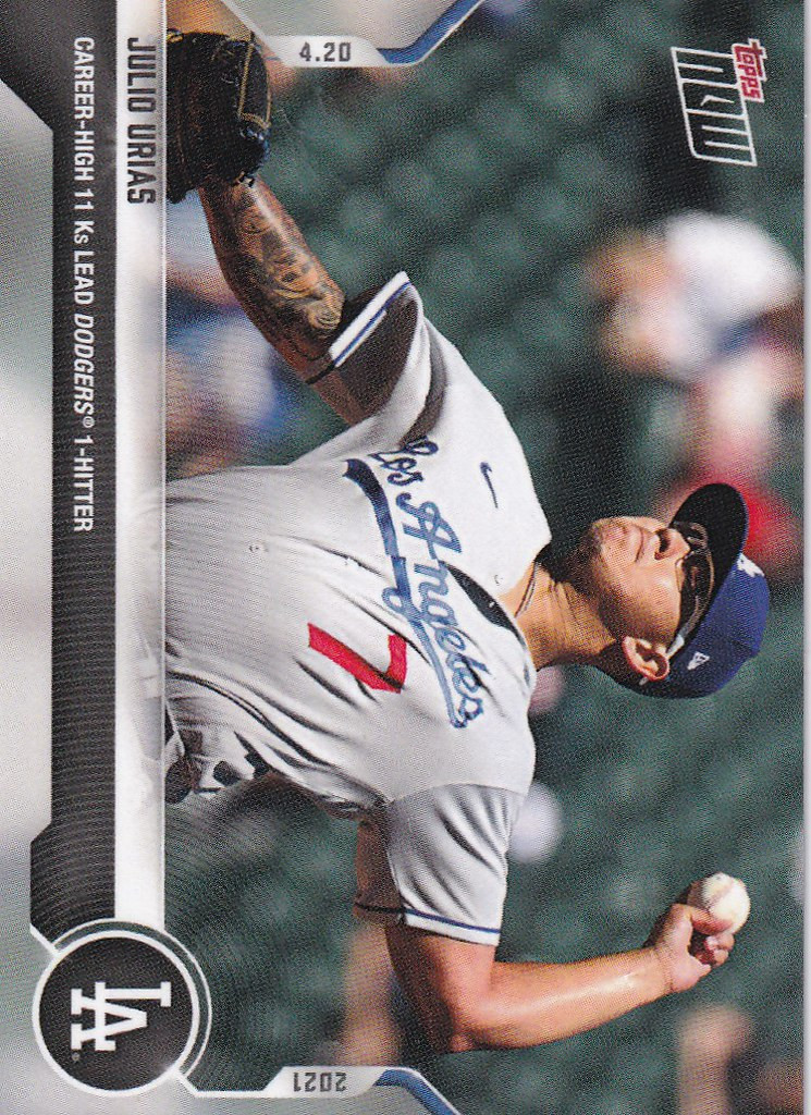 Julio Urias Dad Urias World Series 2021 2021 Topps Series Baseball