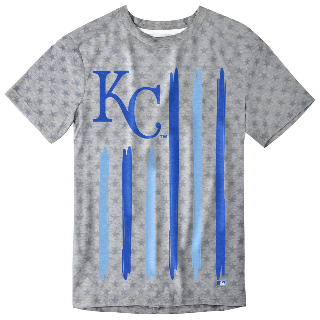 MLB Klew Flag T-Shirt Team Color Kansas City Royals