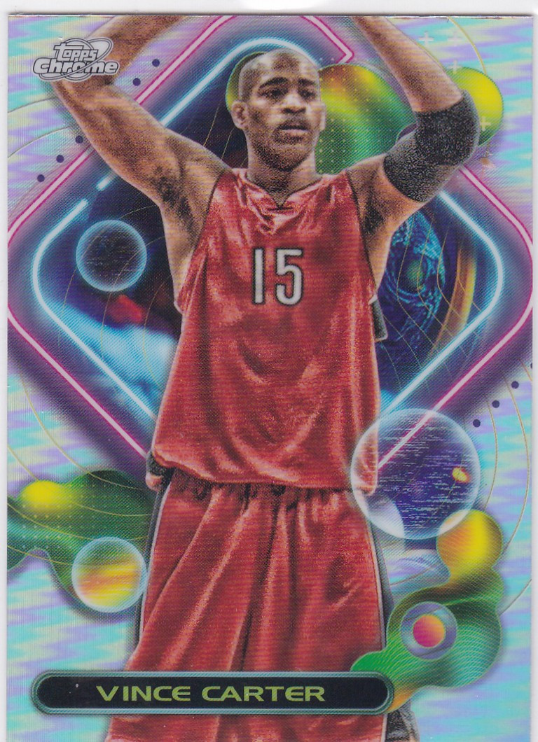 2023-24 Cosmic Chrome Refractor #127 Vince Carter Toronto Raptors
