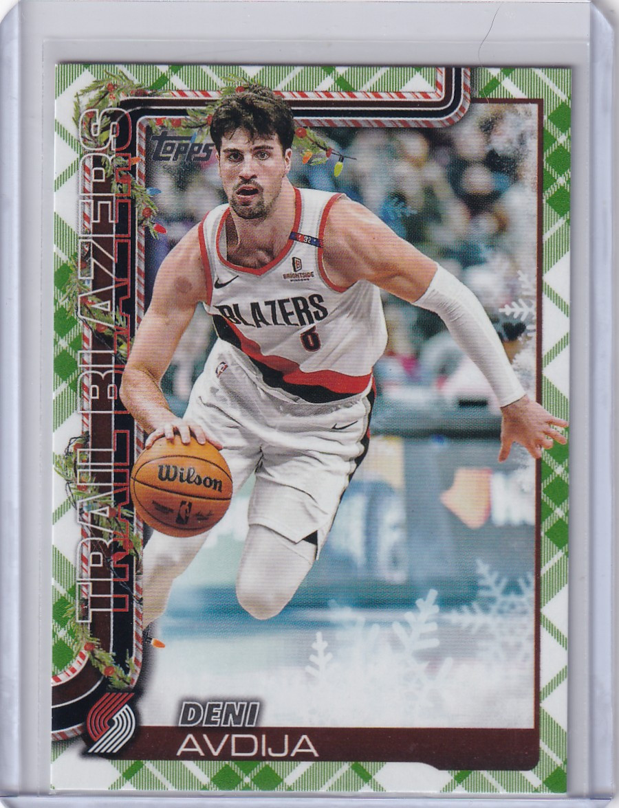 2025-26 Topps Basketball Plaid #H99 Deni Avdija - Portland Trail