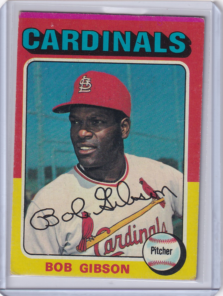 1975 Topps Baseball #150 Bob Gibson - St Louis Cardinals