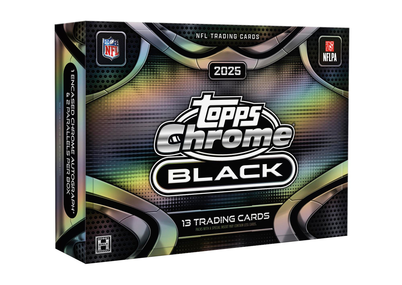 2025 Topps Chrome Black Football Box - Sportsamerica Sports Cards