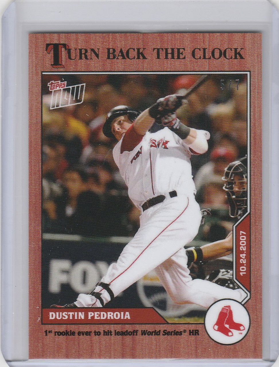 2021 Topps TURN BACK THE CLOCK CHERRY PARALLEL #99 TED WILLIAMS BOSTON RED  SOX 2/7 - Sportsamerica Sports Cards