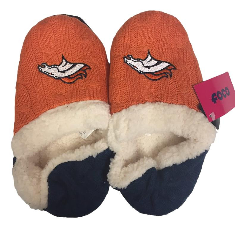 womens broncos slippers