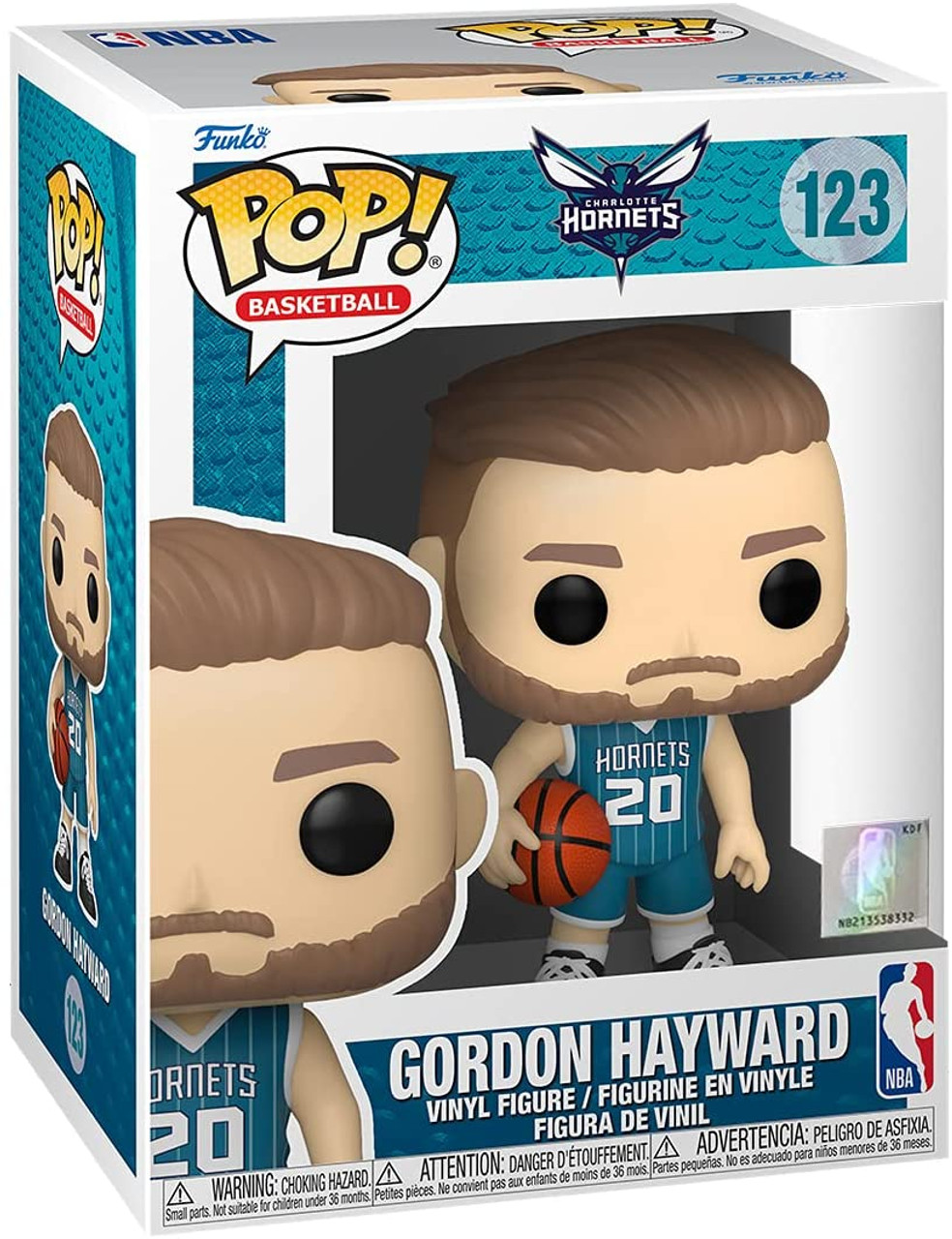 Pop! NBA: Hornets-gordon Hayward[teal Jersey] (Funko)