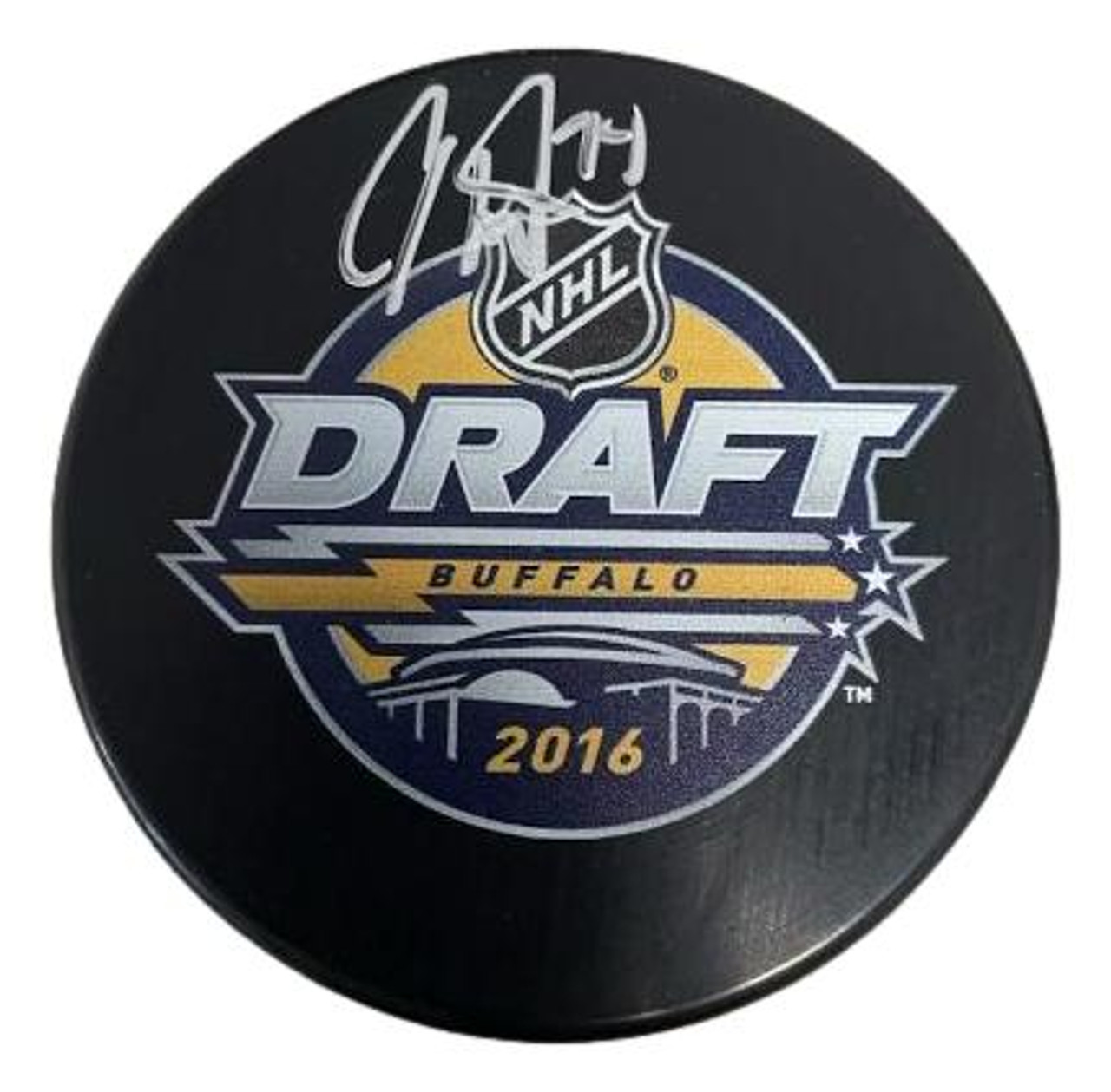 Wednesday Night Hockey Autographed Puck - Carter Hart - 1/16/19 Boston  Bruins vs. Philadelphia Flyers - NHL Auctions