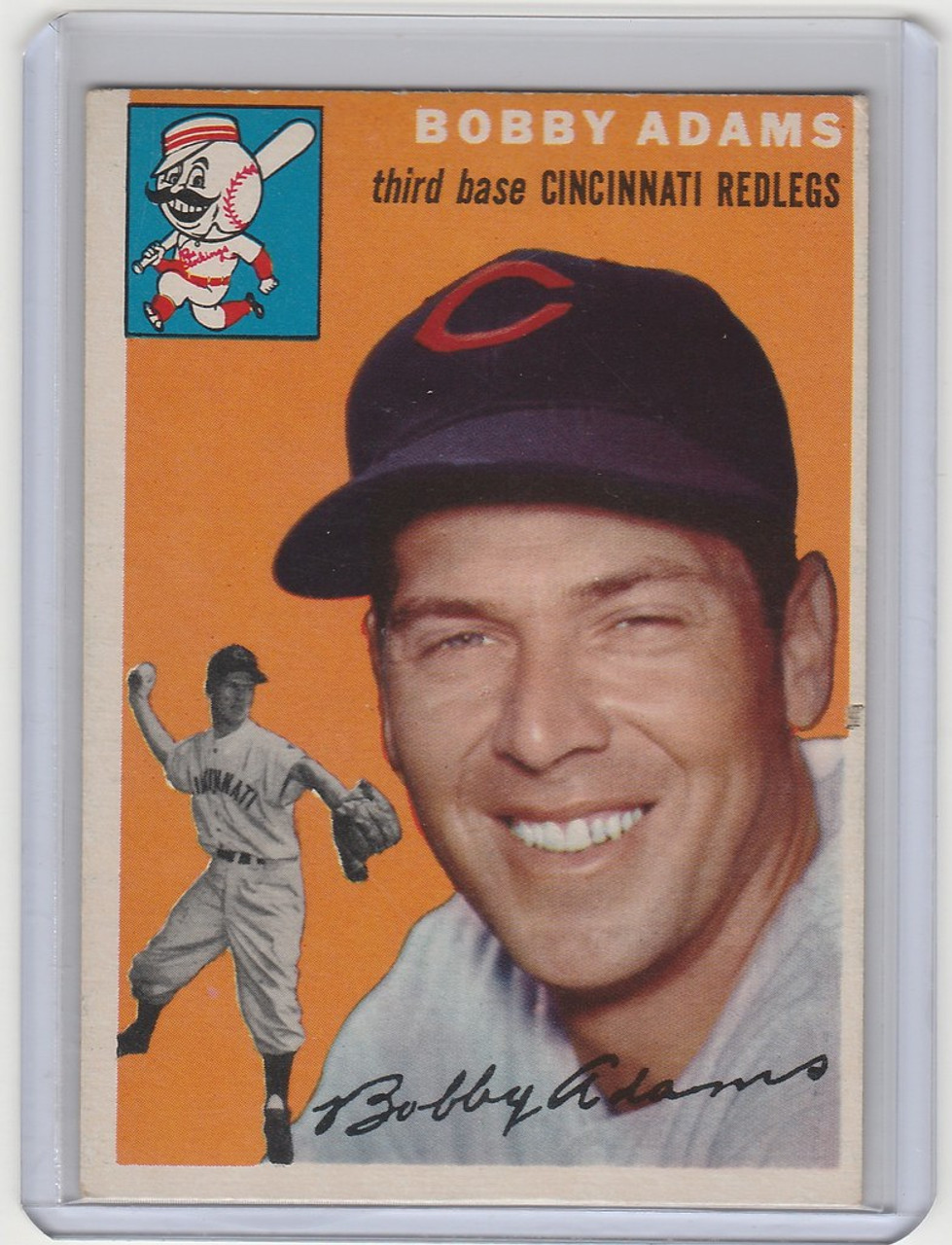  1954 Topps # 182 Chuck Harmon Cincinnati Reds