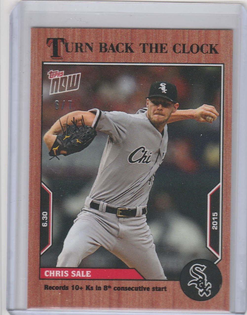 2022 TOPPS TURN BACK THE CLOCK CHERRY PARALLEL #84 WADE BOGGS RED SOX 2/7