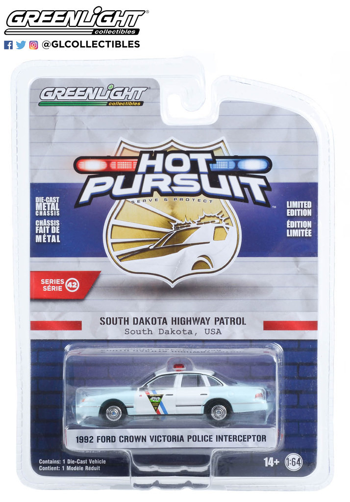 Greenlight 1:64 Hot Pursuit Series 42 1992 Ford Crown Victoria