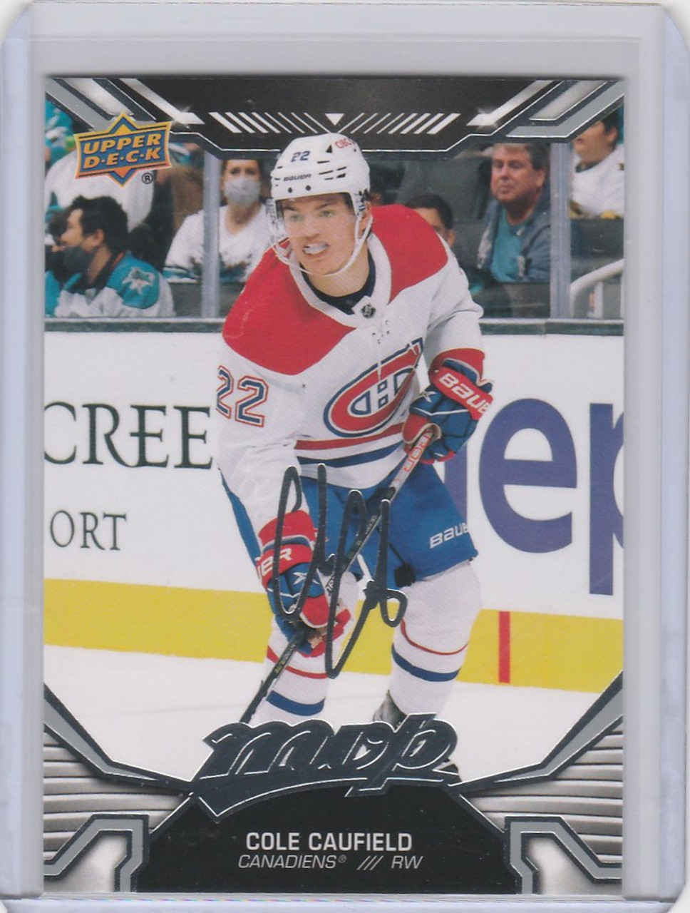 2022-23 Upper Deck NHL Hockey Series 1 Base #95 Cole Caufield Montreal  Canadiens