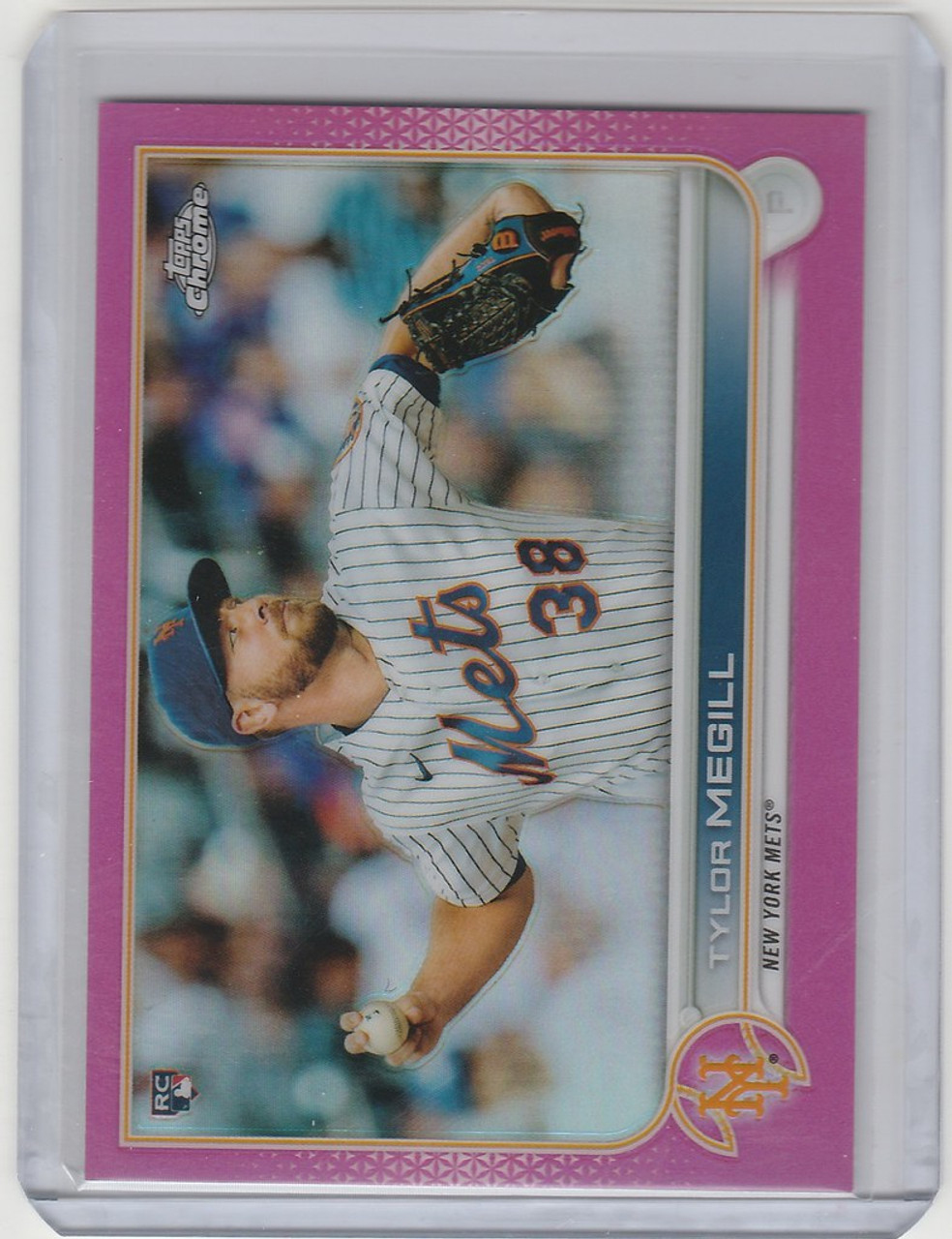 2022 Tylor Megill Rookie Topps Chrome New York Mets # 212