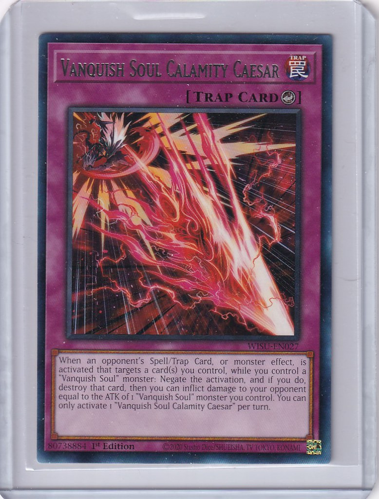 YuGiOh Wild Survivors Vanquish Soul Calamity Caesar - Sportsamerica Sports  Cards