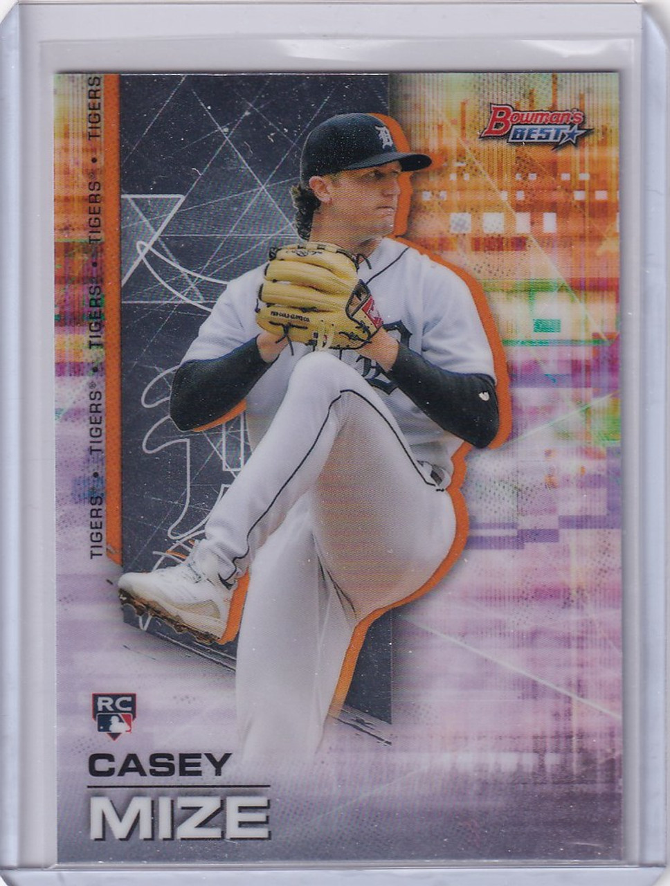 2022 Topps Chrome Pink #162 Casey Mize - Detroit Tigers