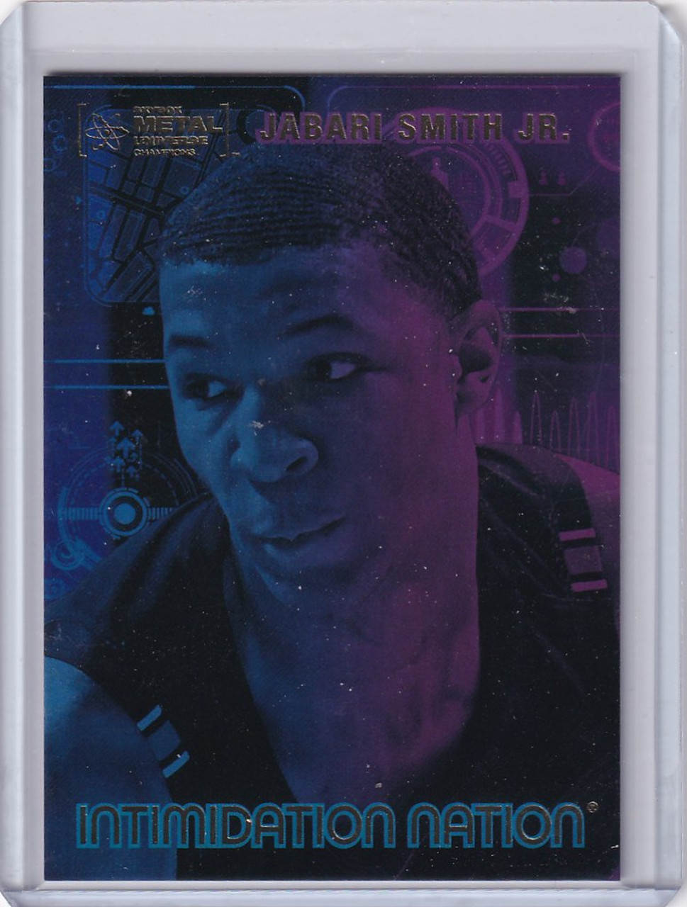 2022 Skybox Metal Universe Champions Intimidation Nation IN-17 Jabari Smith  - Sportsamerica Sports Cards