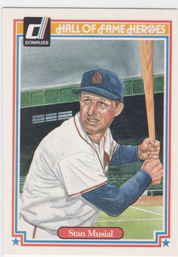 1983 Donruss Hall of Fame Heroes #32 Stan Musial St Louis Cardinals