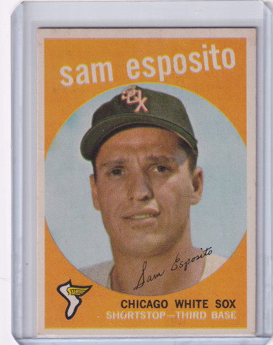 1959 Topps Baseball #438 Sammy Esposito - Chicago White Sox