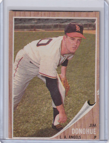 1962 Topps #498 Jim Donohue - Los Angeles Angels