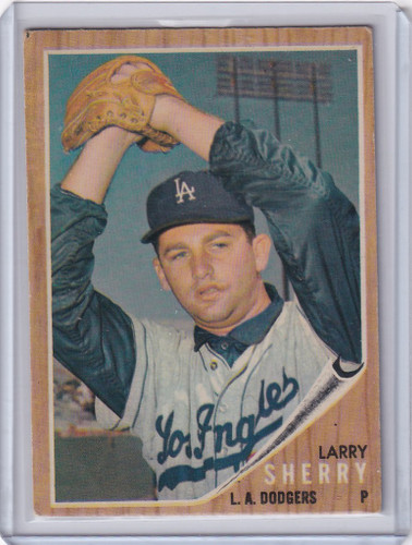 1962 Topps #435 Larry Sherry - Los Angeles Dodgers