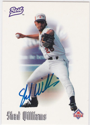 1996 Best Minor League Auto Shad Williams Rookie #96