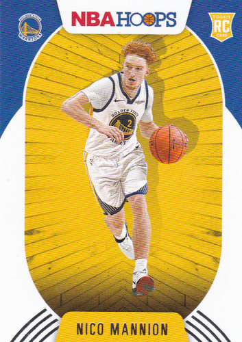 2020-21 NBA Hoops #248 Nico Mannion RC Golden State Warriors