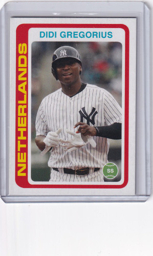 2018 TOPPS THROWBACK THURSDAY #110 DIDI GREGORIUS NEW YORK YANKEES