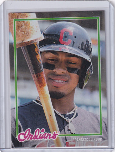 2018 Topps On Demand 1978 #5 Francisco Lindor Cleveland Indians