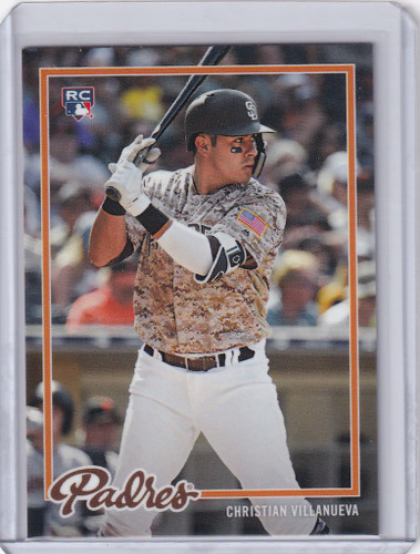 2018 Topps On Demand 1978 #25 Christian Villanueva San Diego Padres