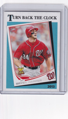 2018 Topps Throwback Thursday TBT #25 Bryce Harper Washington Nationals