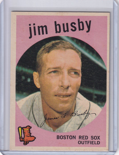 1959 Topps Baseball #185 Jim Busby - Boston Red Sox
