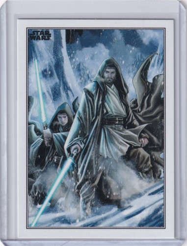 2023 Topps Star Wars Flagship Comic Cover Art #CC-16 Obi-Wan & Anakin #1