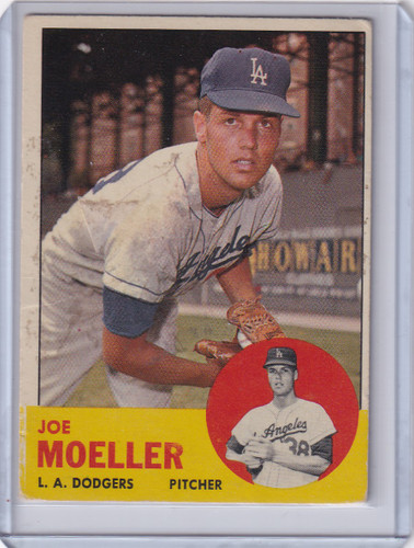 1963 Topps 53 Joe Moeller - Los Angeles Dodgers