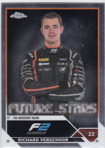 2023 Topps Chrome Formula 1 #90 Richard Vershoor Future Stars