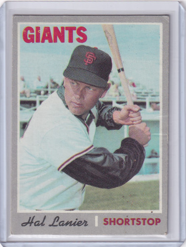 1970 Topps Baseball #583 Hal Lanier - San Francisco Giants