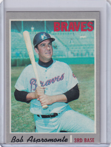 1970 Topps Baseball #529 Bob Aspromonte - Atlanta Braves