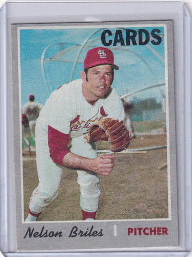 1970 Topps Baseball #435 Nelson Briles - St. Louis Cardinals